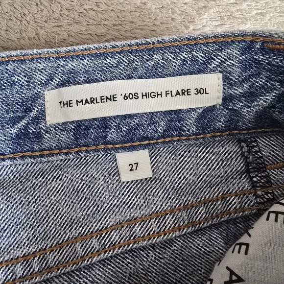 Denim Forum The Marlene 60s High Flare 30L Size 27 - Picture 12 of 13